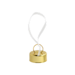 Coroa minimalista dourada